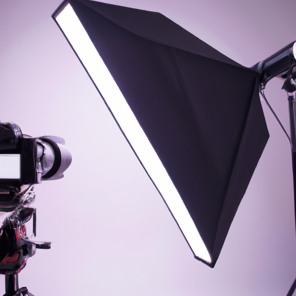 Atelier minimaliste du studio à Tahiti, plan large d’une pièce blanche avec lumière diffuse et accessoires photo — image générée